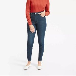 Everlane High Rise Denim Skinny Jeans 31 Stretch
